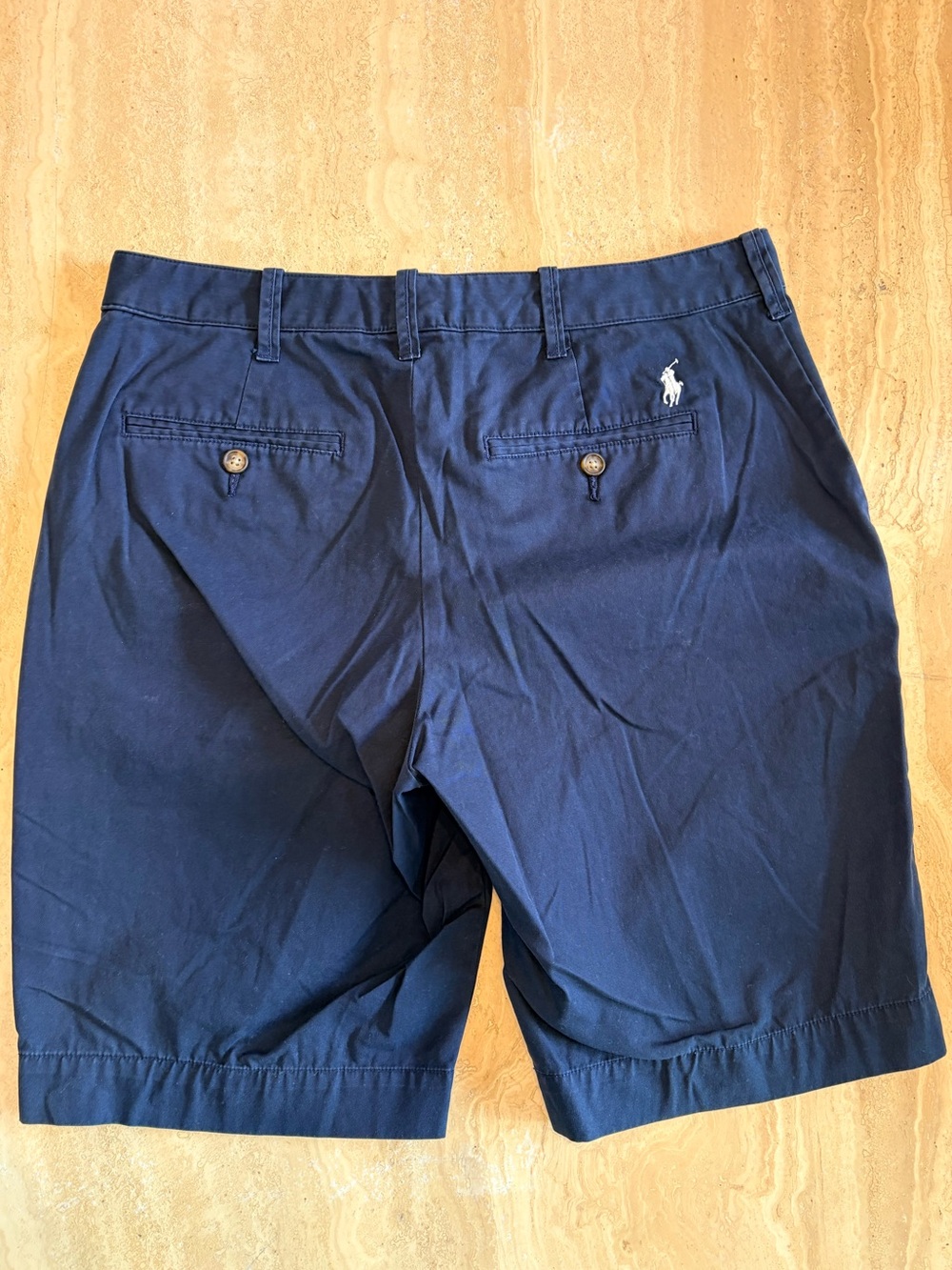 Ralph Lauren Navy Flat Front Women’s Chino Shorts